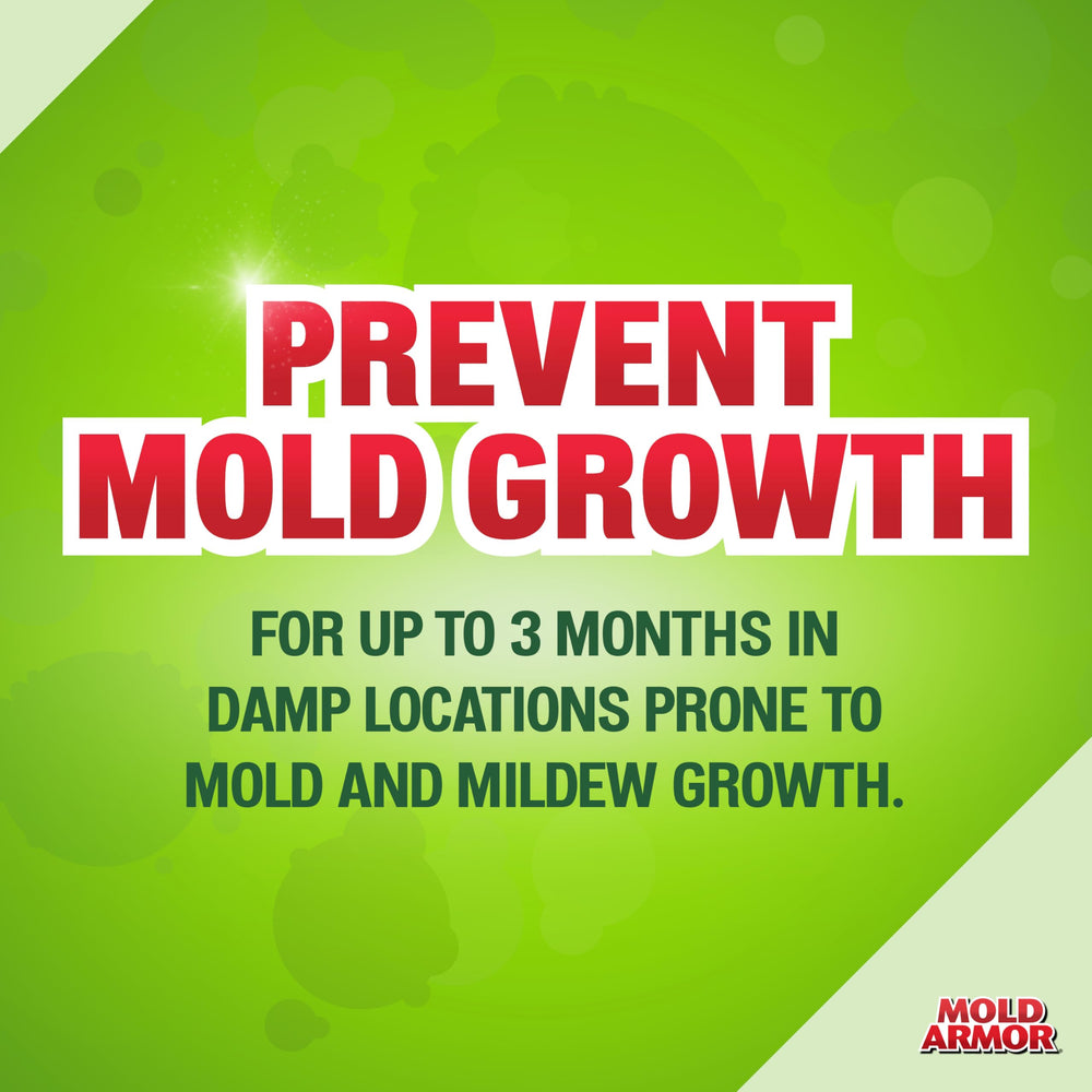 Mold Armor Mold Blocker drying after application creates mold-resistant surface