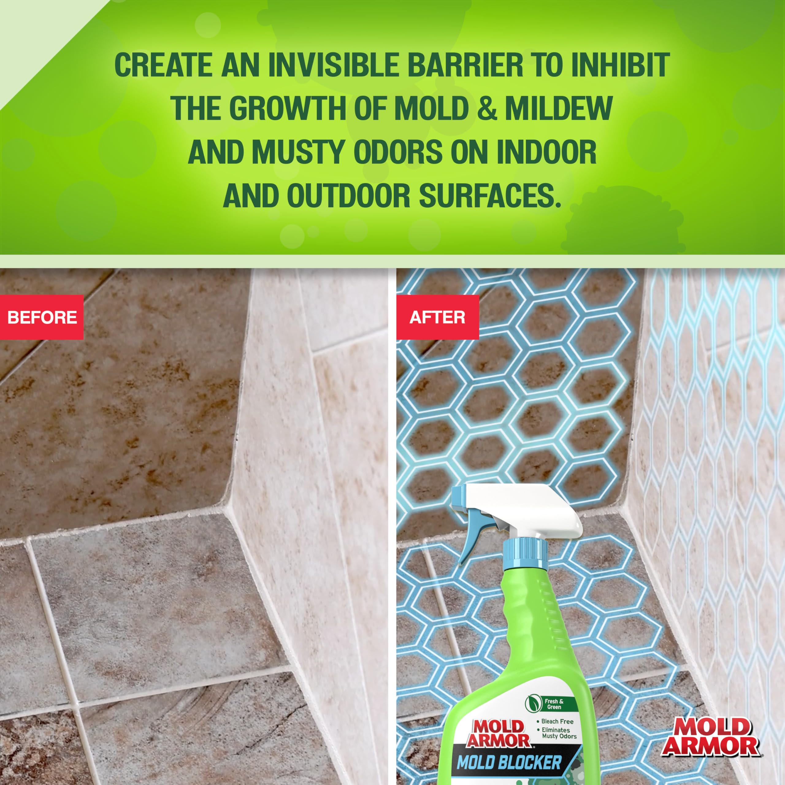 Mold Armor Mold Blocker reuse schedule for fabrics and surfaces