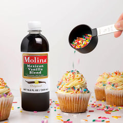 Molina Vanilla baking setup emphasizing sweet aroma expanding into recipes.