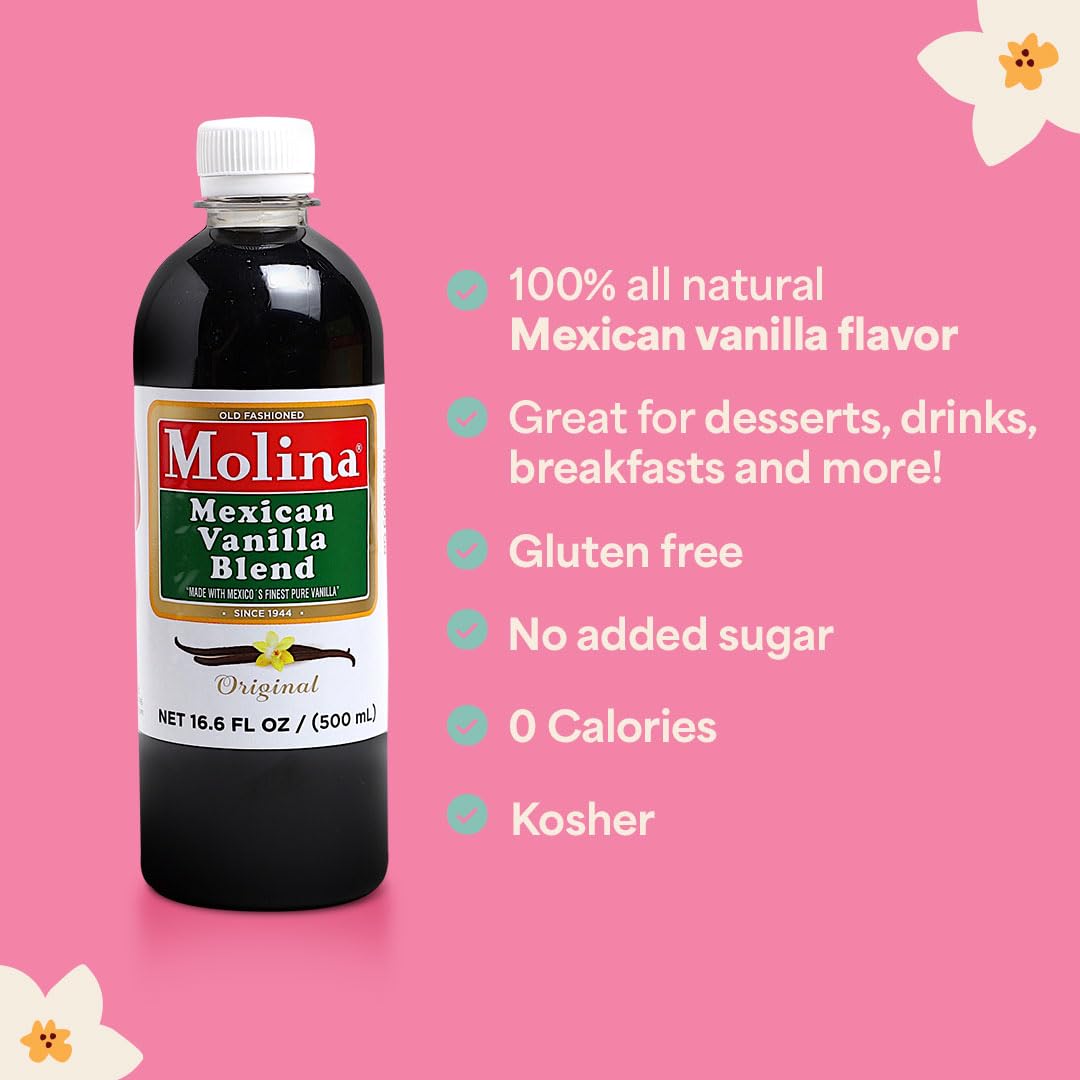 Molina Vanilla coffee and cocktails idea, silky texture for smooth drinks.