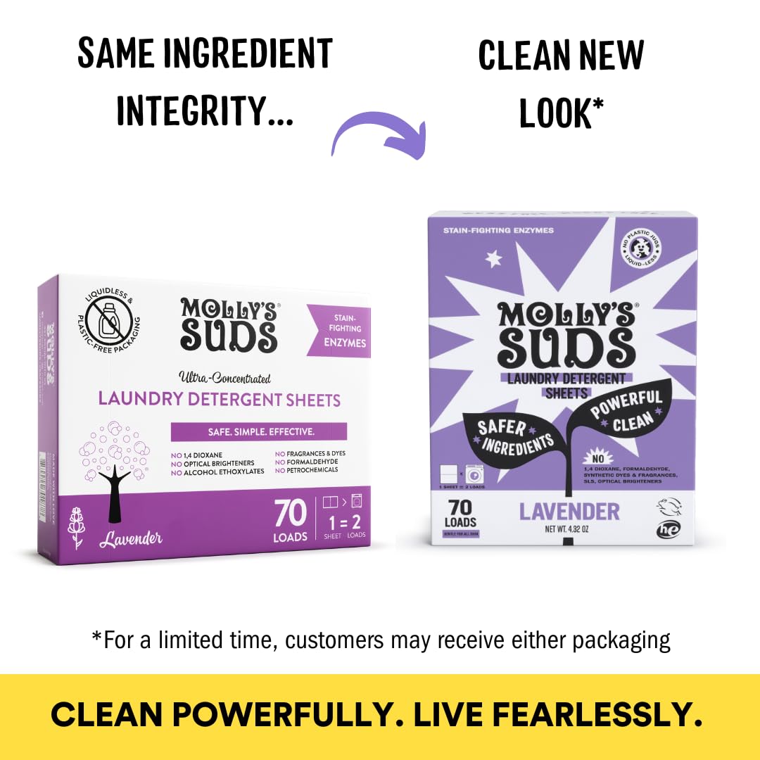 Molly's Suds enzymes close-up shows stain-fighting power in a gentle blend.