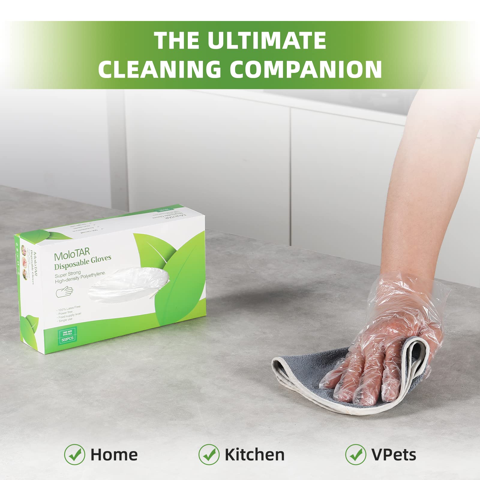 MoloTAR party-dining gloves ideal for neat serving at events.