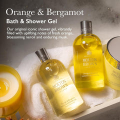 Molton Brown body wash lather close-up showing creamy foam.