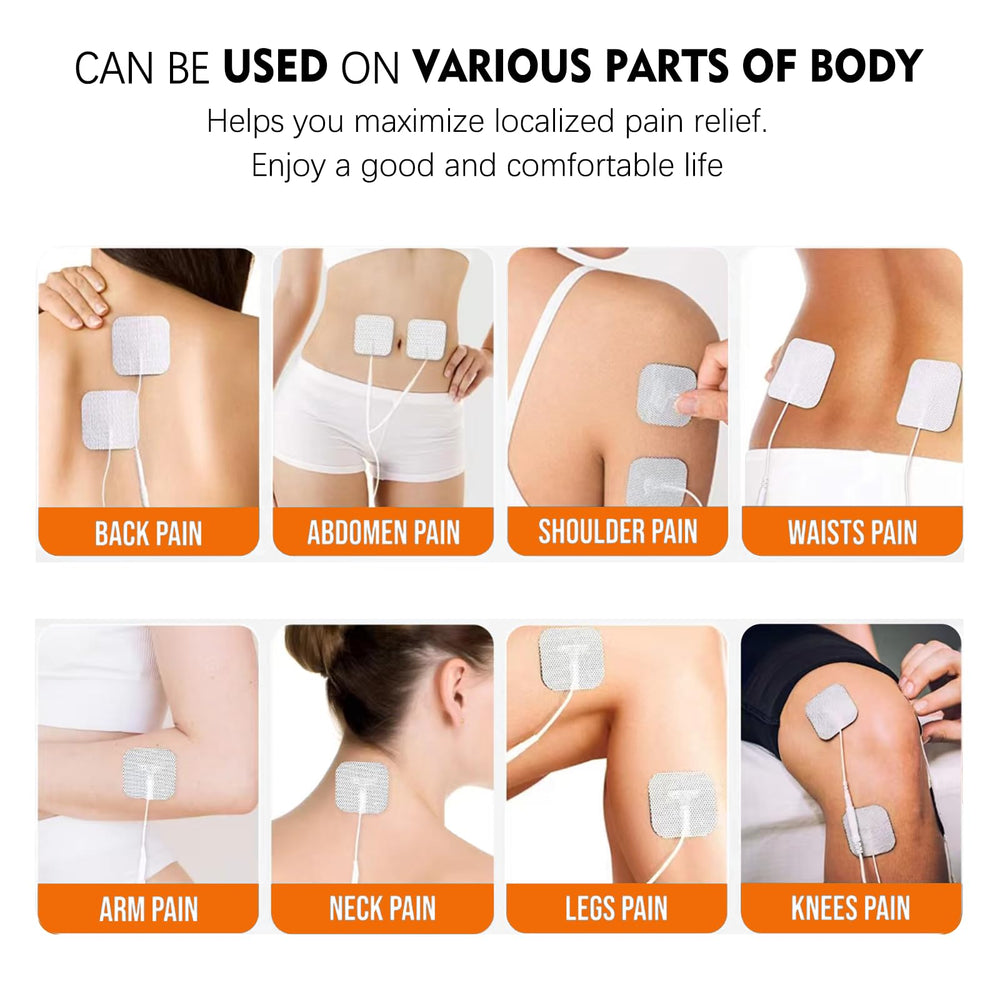 Molufeibe SM Electrodes 24PCS gray cloth backing adds stability during wear.