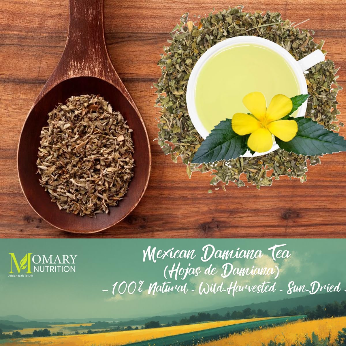 MOMARY NUTRITION Airtight packaging keeps leaves fresh and fragrant.