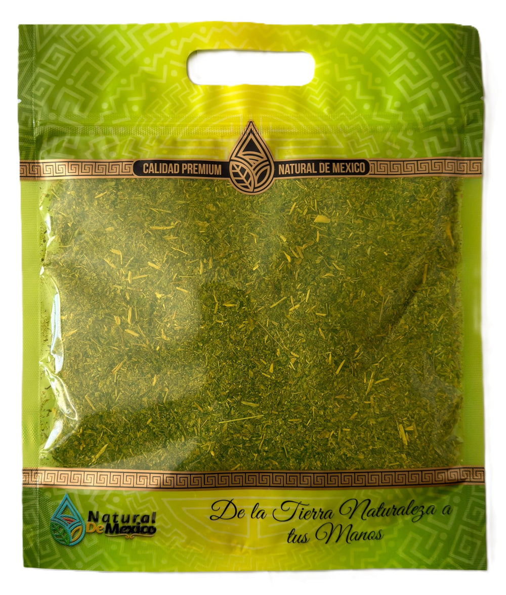 MOMARY NUTRITION Wild-harvested Damiana leaves showcasing natural sun-drying for fresh aroma.