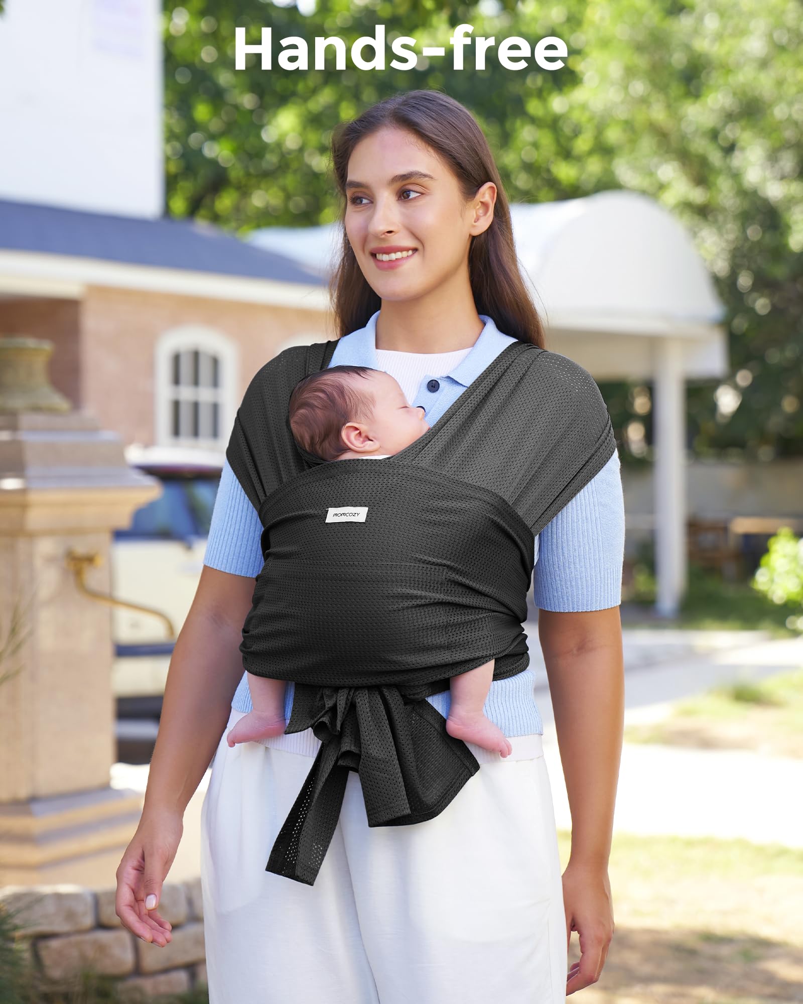 Momcozy AirMesh lightweight fabric stays cool in sunlit days