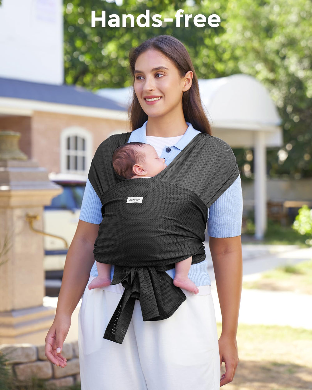 Momcozy AirMesh lightweight fabric stays cool in sunlit days