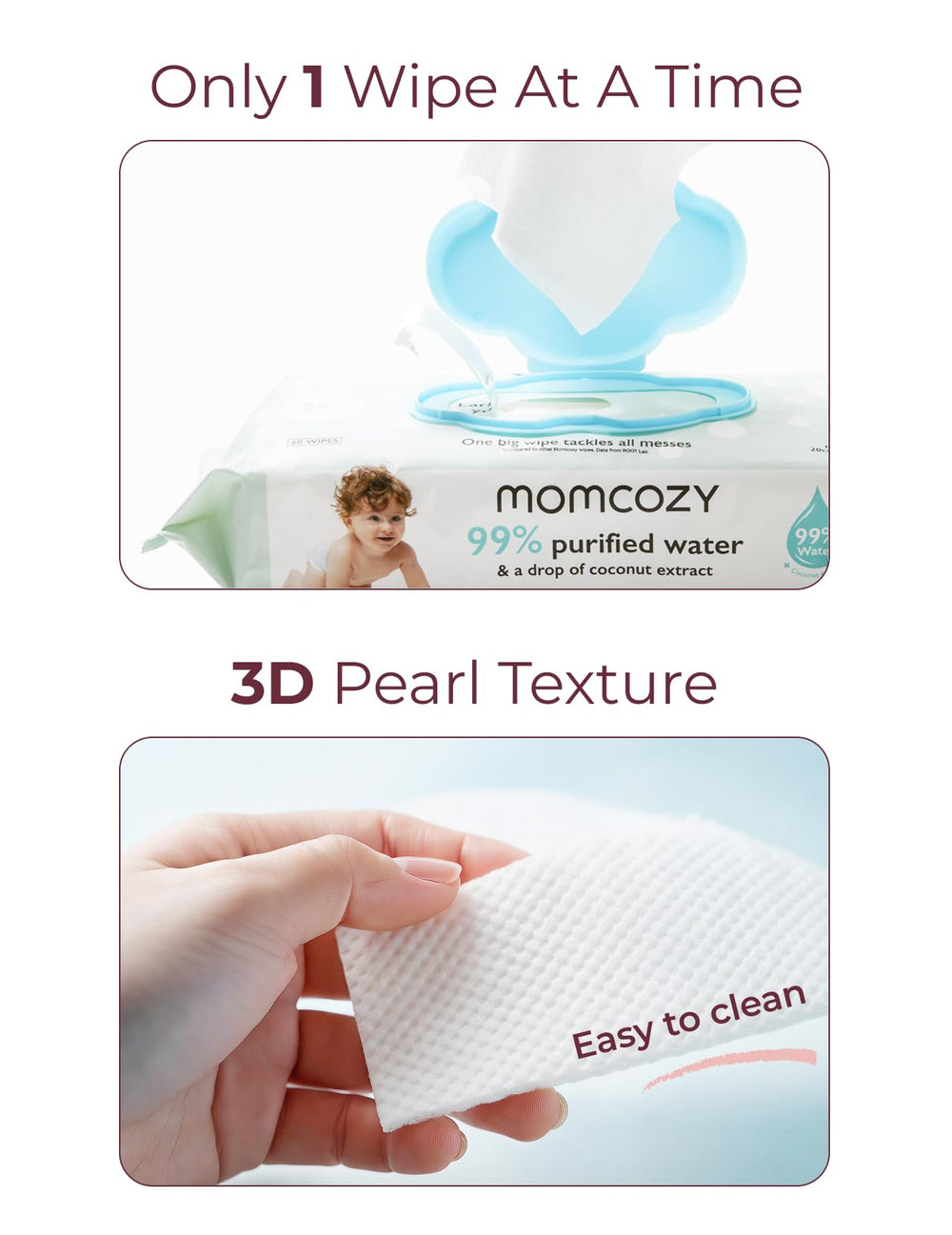 Momcozy unscented care keeps baby's environment calm.