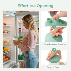 Momcozy borosilicate glass pitcher resists temperature changes safely.