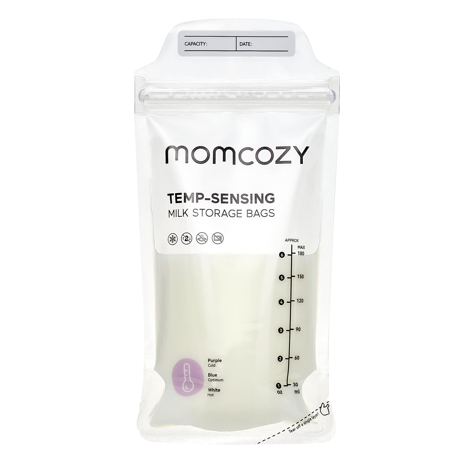 Momcozy 200-piece breastmilk storage bags pack for bulk milk storage