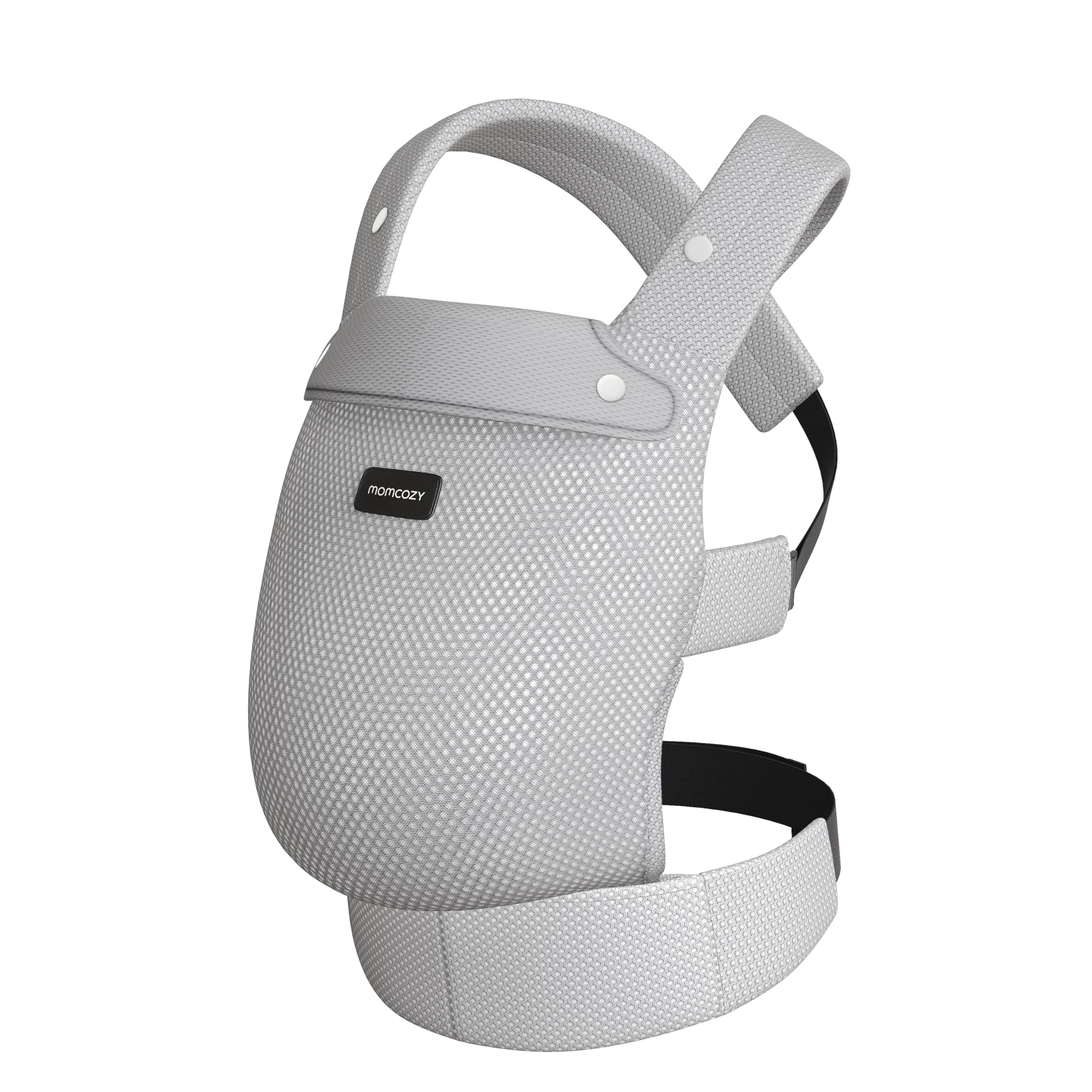 Momcozy breathable mesh carrier grey color complements easy outfits