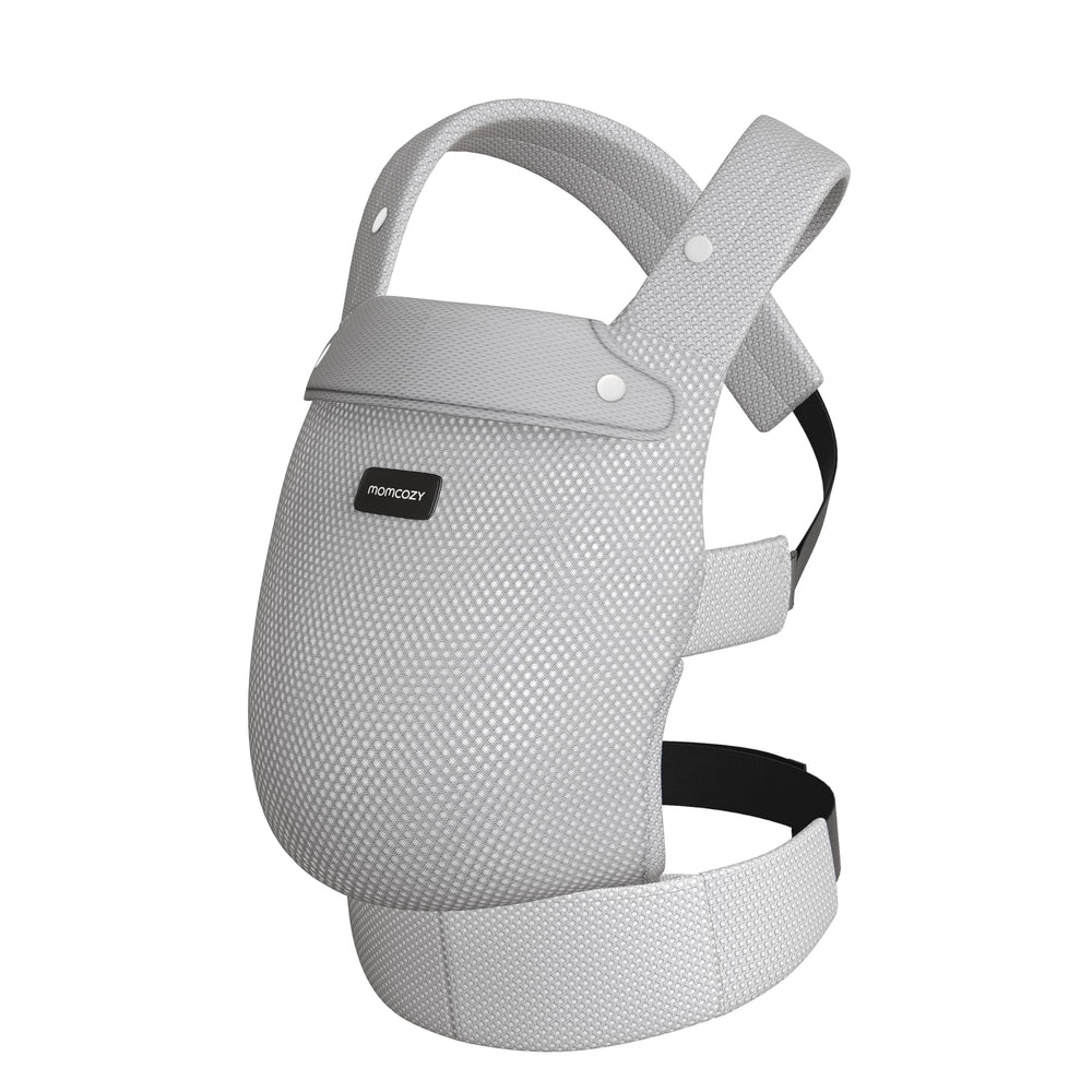 Momcozy breathable mesh carrier grey color complements easy outfits