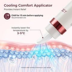 Momcozy ceramic-tip touch-free application enabling hygienic care