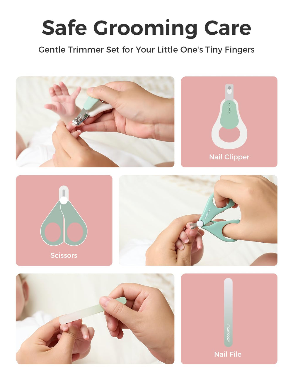 Momcozy Core gas relief tubes aid comfortable gas release after feeds