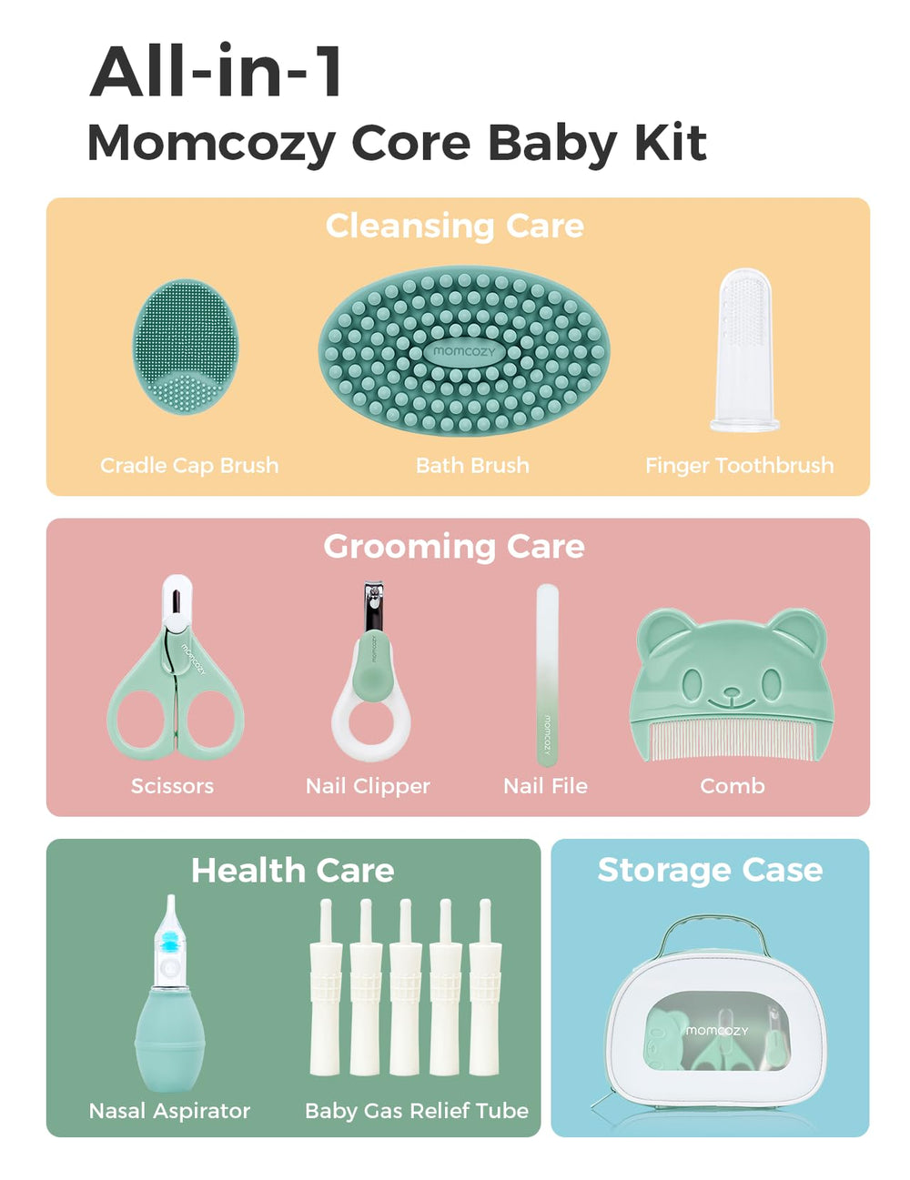 Momcozy Core curved nail clipper keeps nails safe and neat