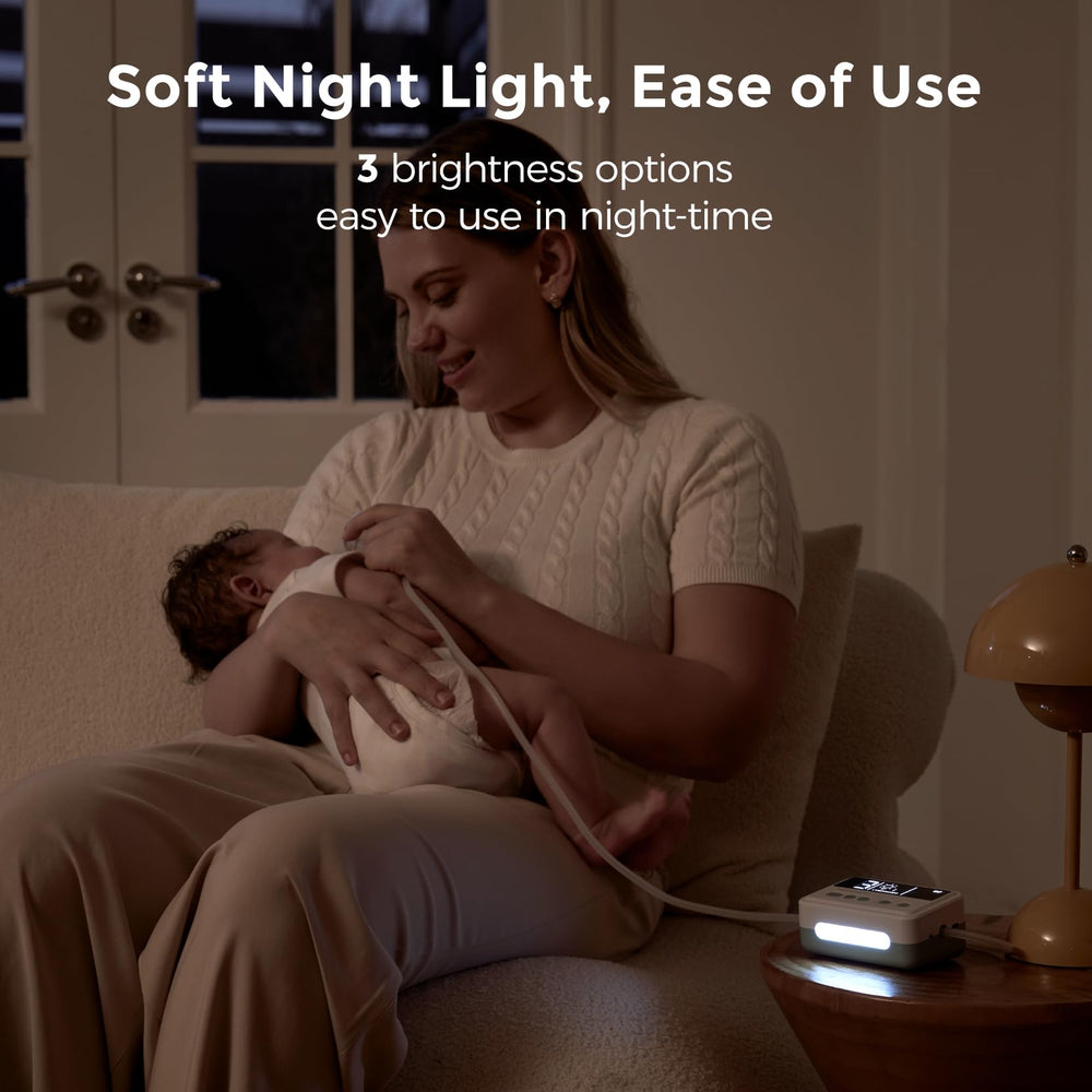Momcozy easy-clean design image reveals thorough washing for hygiene maintenance.