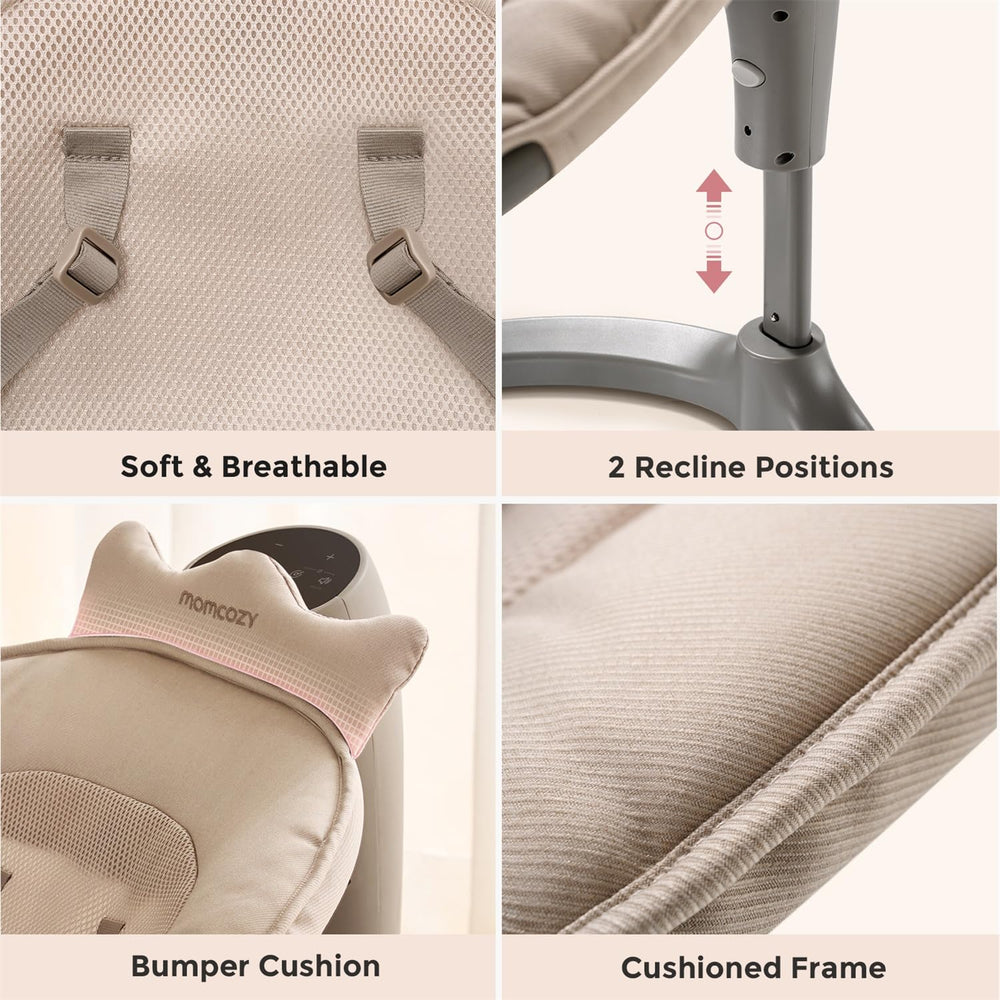 Momcozy elevated control panel for effortless adjustments