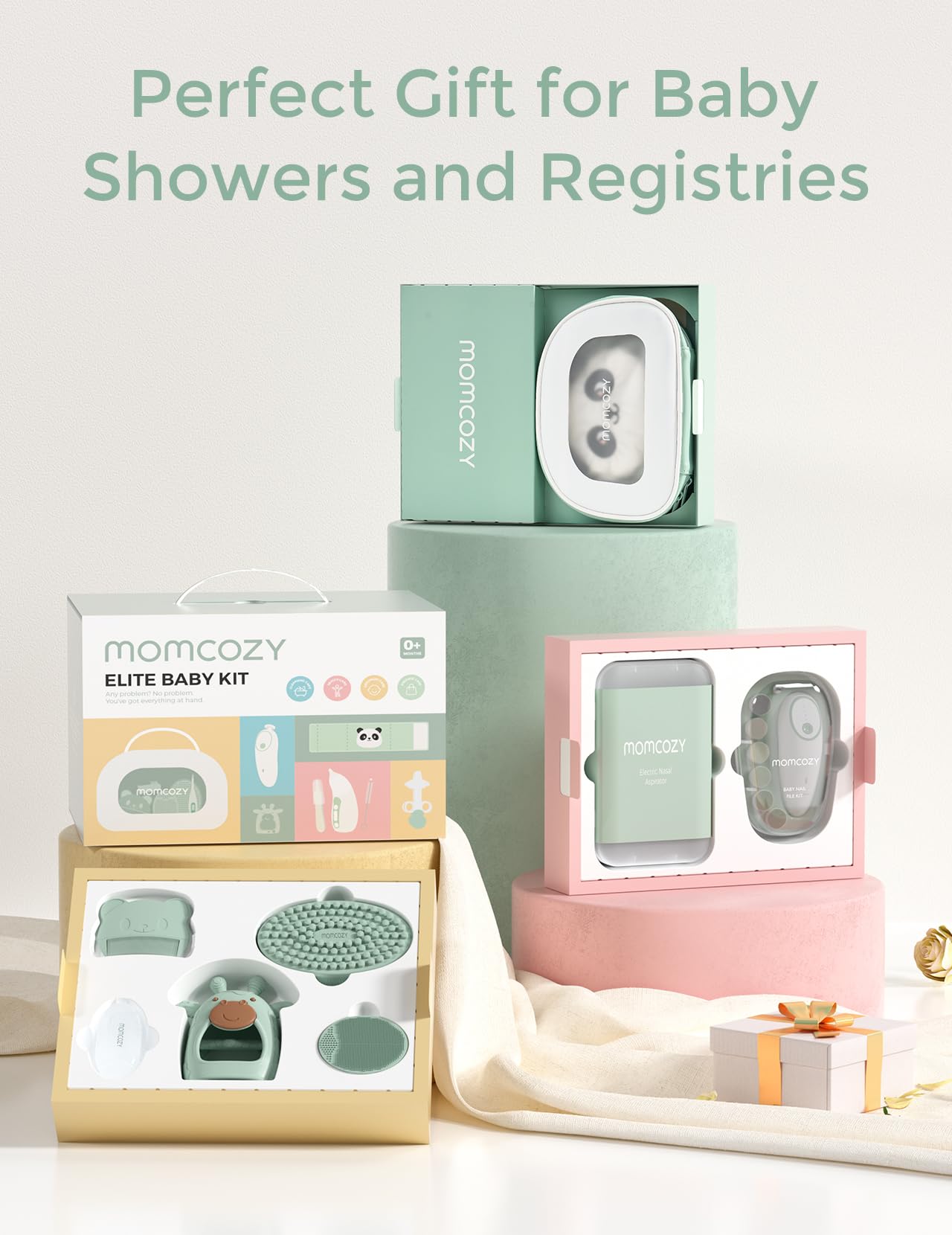 Momcozy Elite Kit cradle cap brush for soft scalp care