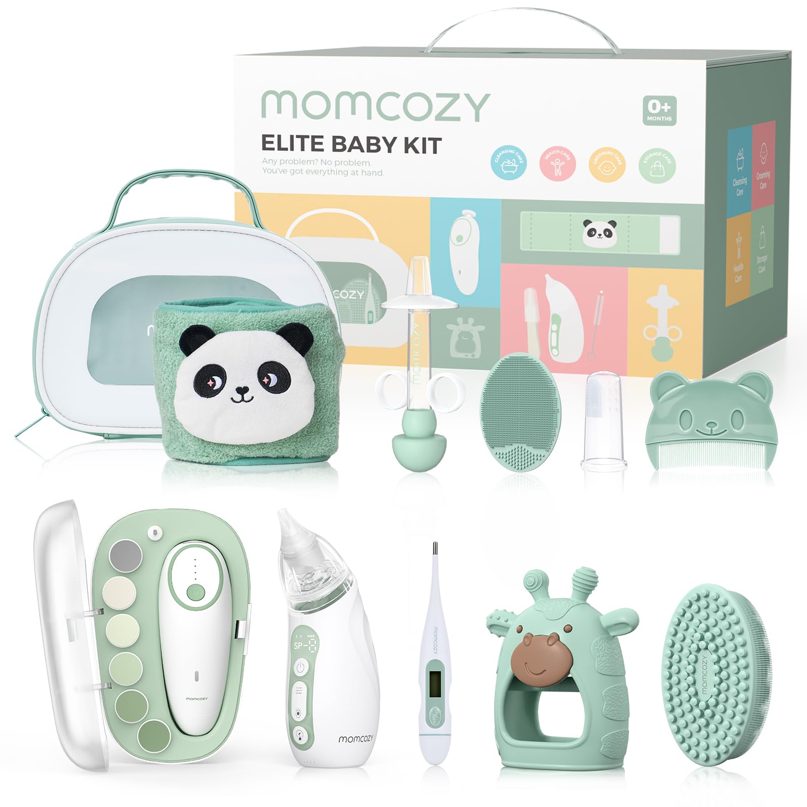 Momcozy Elite Kit electric nail trimmer for gentle infant grooming
