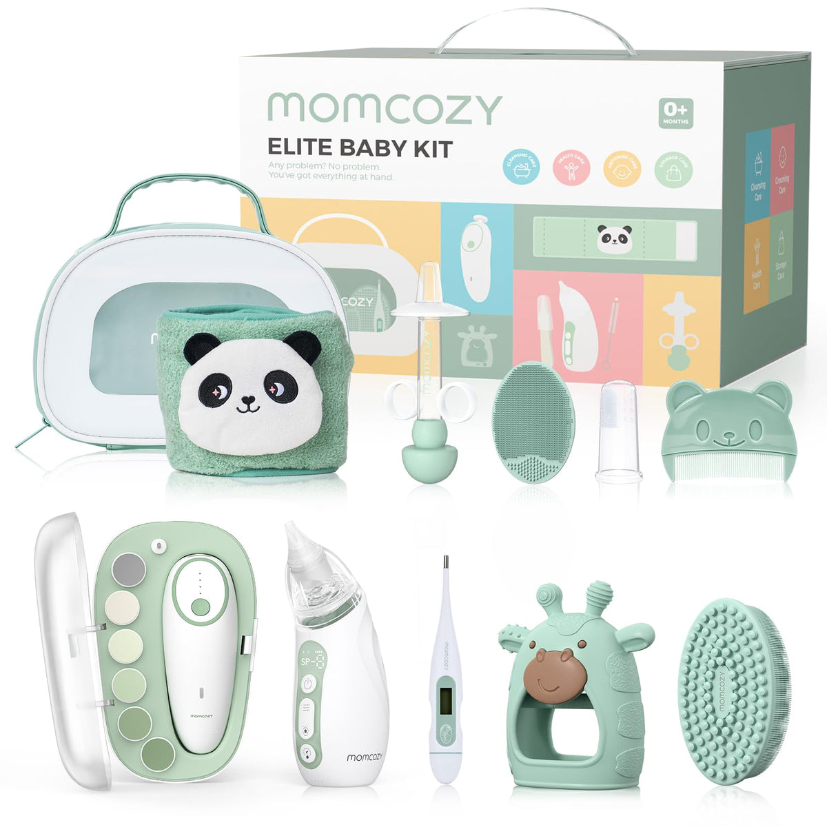 Momcozy Elite Kit electric nail trimmer for gentle infant grooming