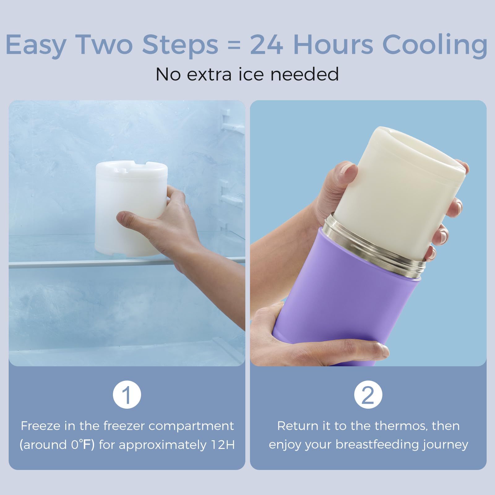 Momcozy inner bottle with bottle washer shows simple cleaning routine