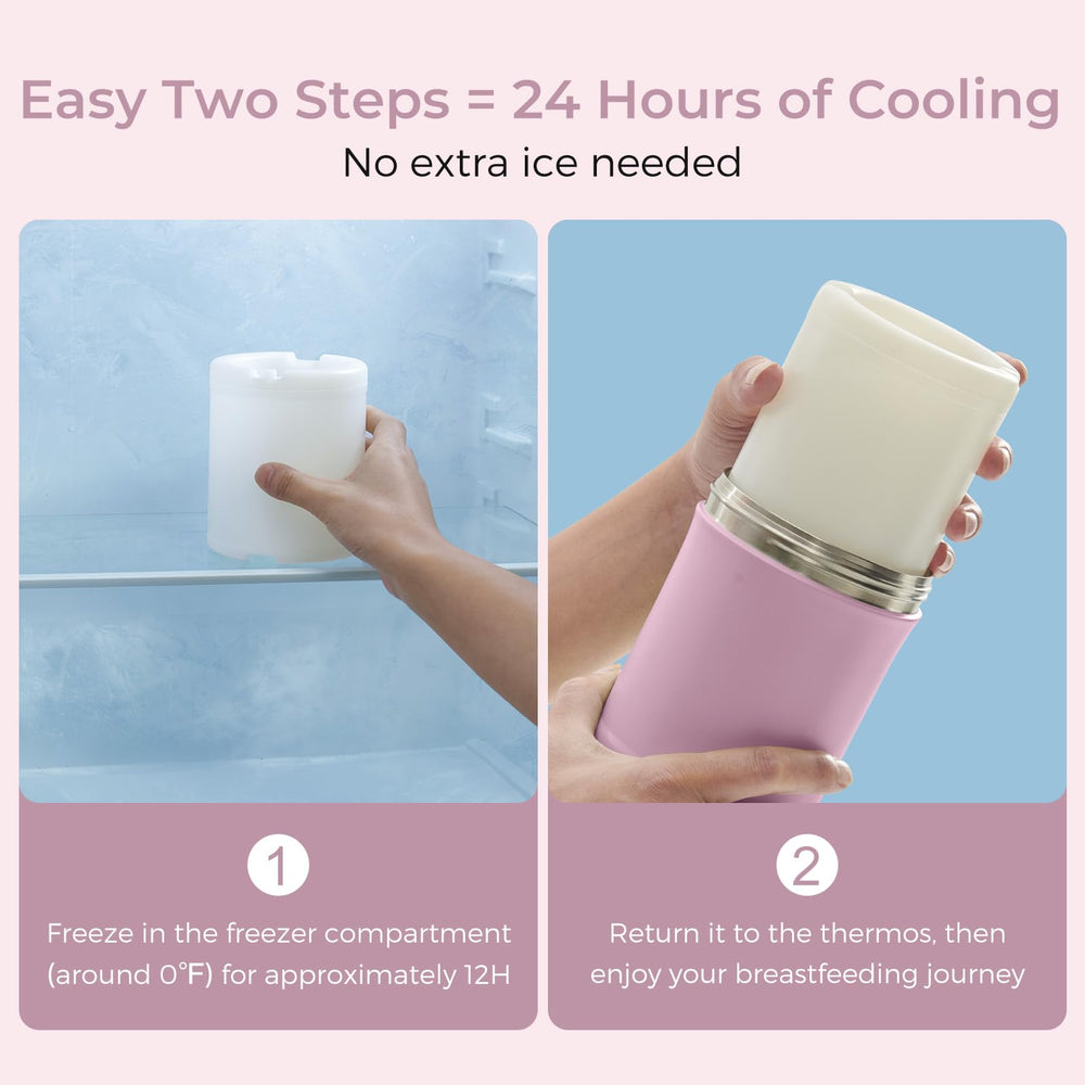 Momcozy inner bottle cleaning compatibility enables easy cleaning with a bottle washer.
