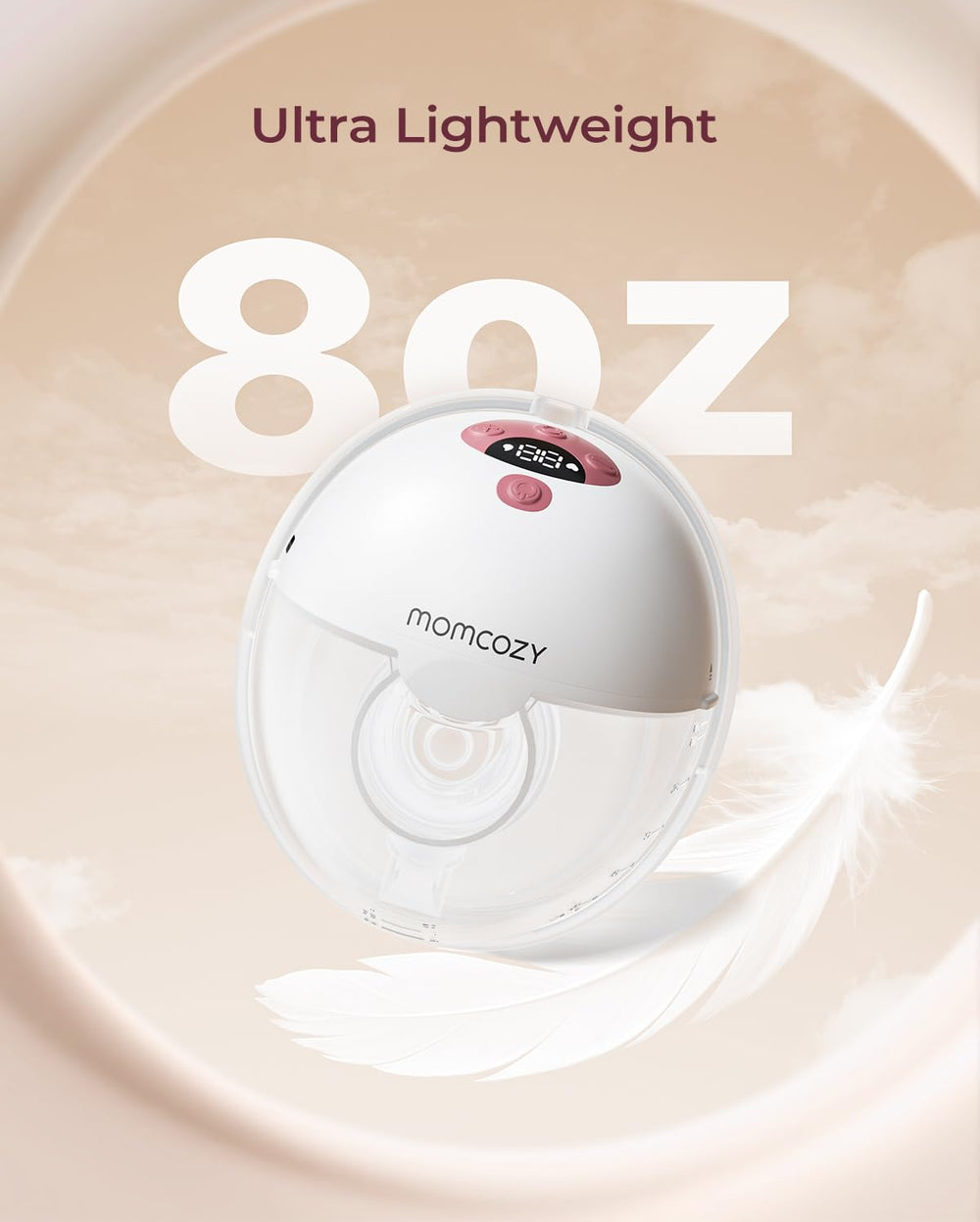 Momcozy M5 Lite four-part design simplifies cleaning after pumping.