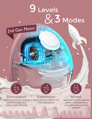 Momcozy M6 DoubleFit flange delivers enhanced comfort during pumping sessions.