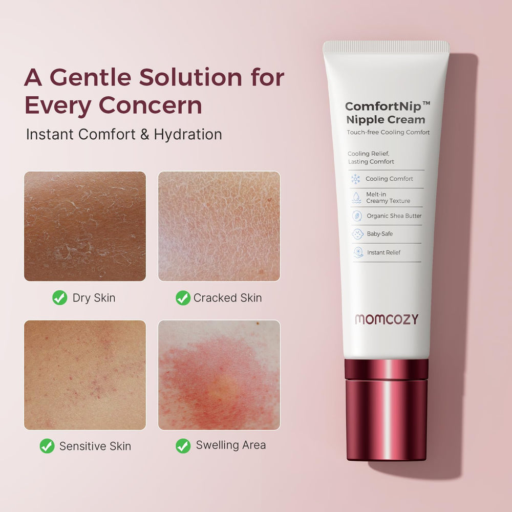 Momcozy multi-use nipple cream for hands, lips and dry areas beyond nursing