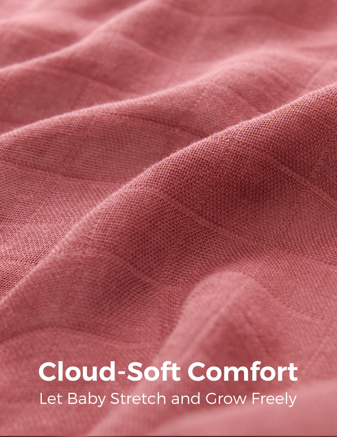 Momcozy muslin swaddle blanket doubling as burp cloth after feeds