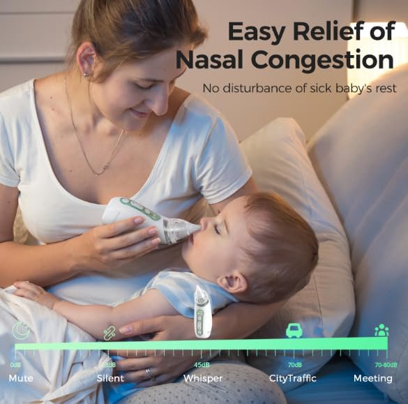 Momcozy lights and lullabies creating a soothing cleaning moment.