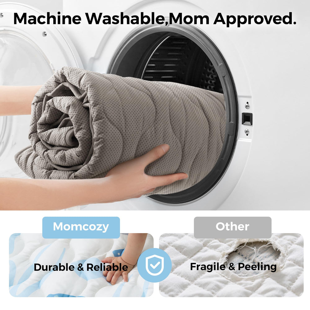 Momcozy Ocean Theam Play Mat machine washable for easy cleaning