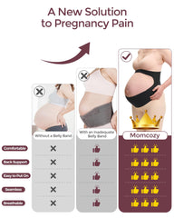 Momcozy pregnancy belly band breathable ventilation for airflow