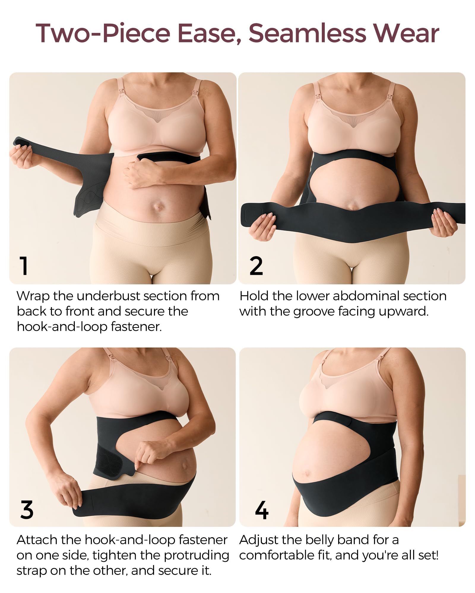 Momcozy pregnancy belly band daily wear suitable for home or work