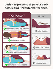 Momcozy breathable jersey cover keeps skin cool during pregnancy