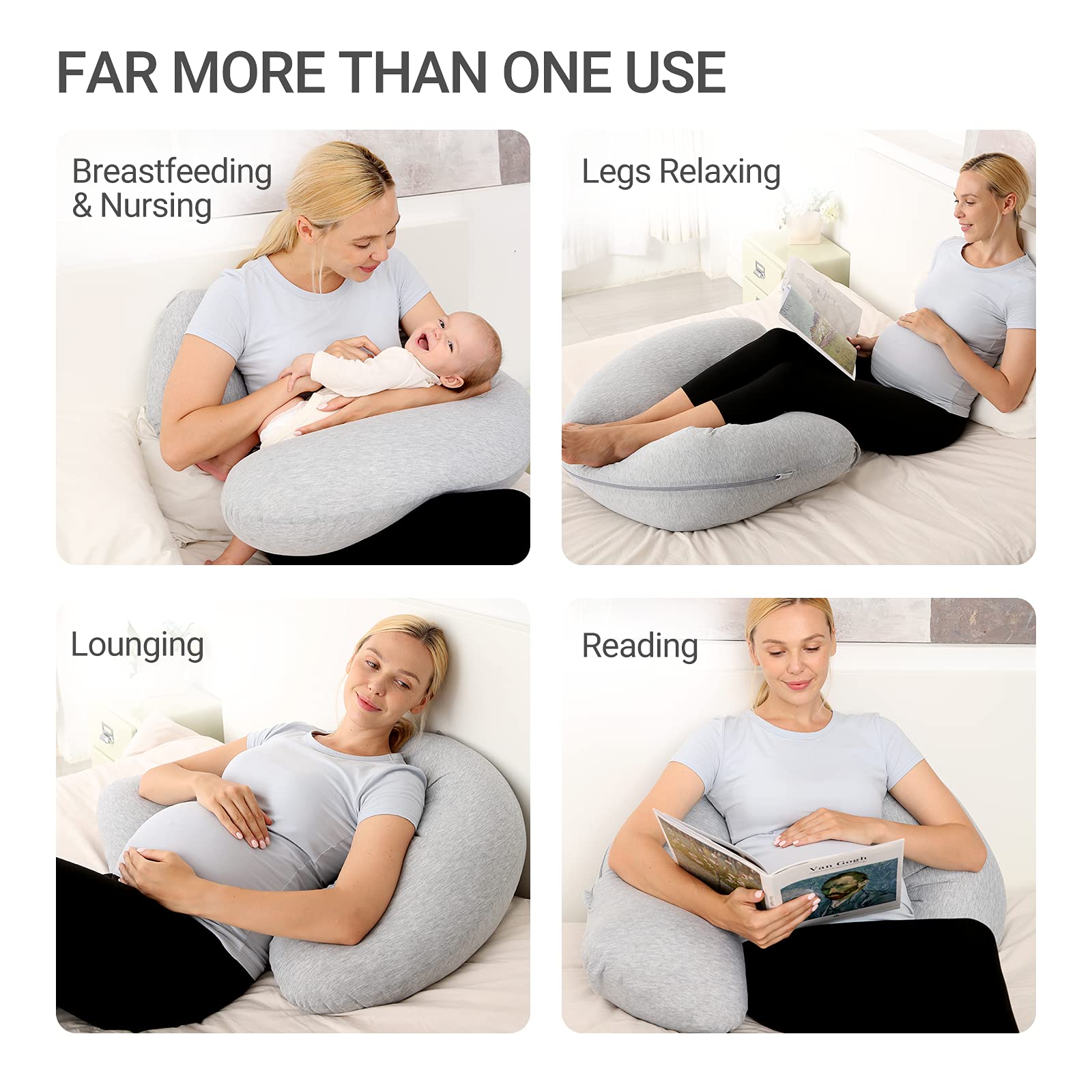 Momcozy portable pillow is great for office or car breaks
