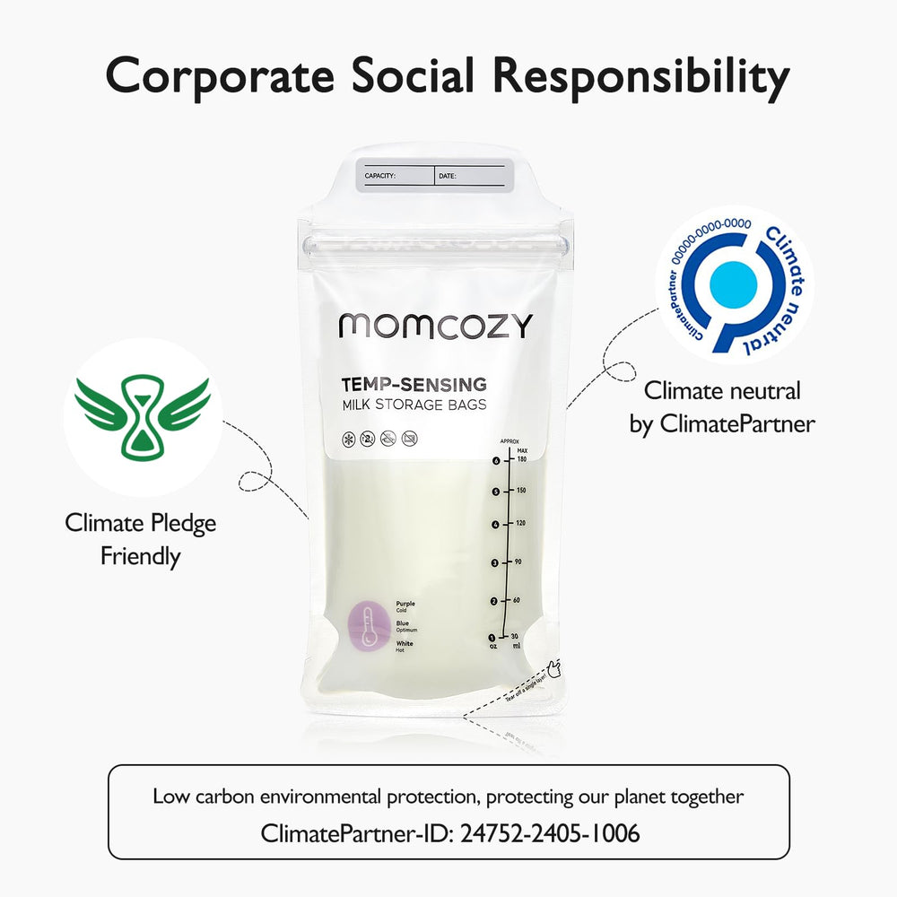 Momcozy bags are presterilized and BPA/BPS-free for safety