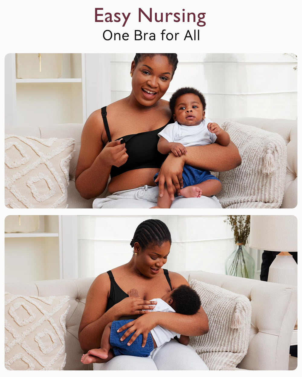 Momcozy bra compatible with Lansinoh, Philips Avent, Spectra and Evenflo pumps.