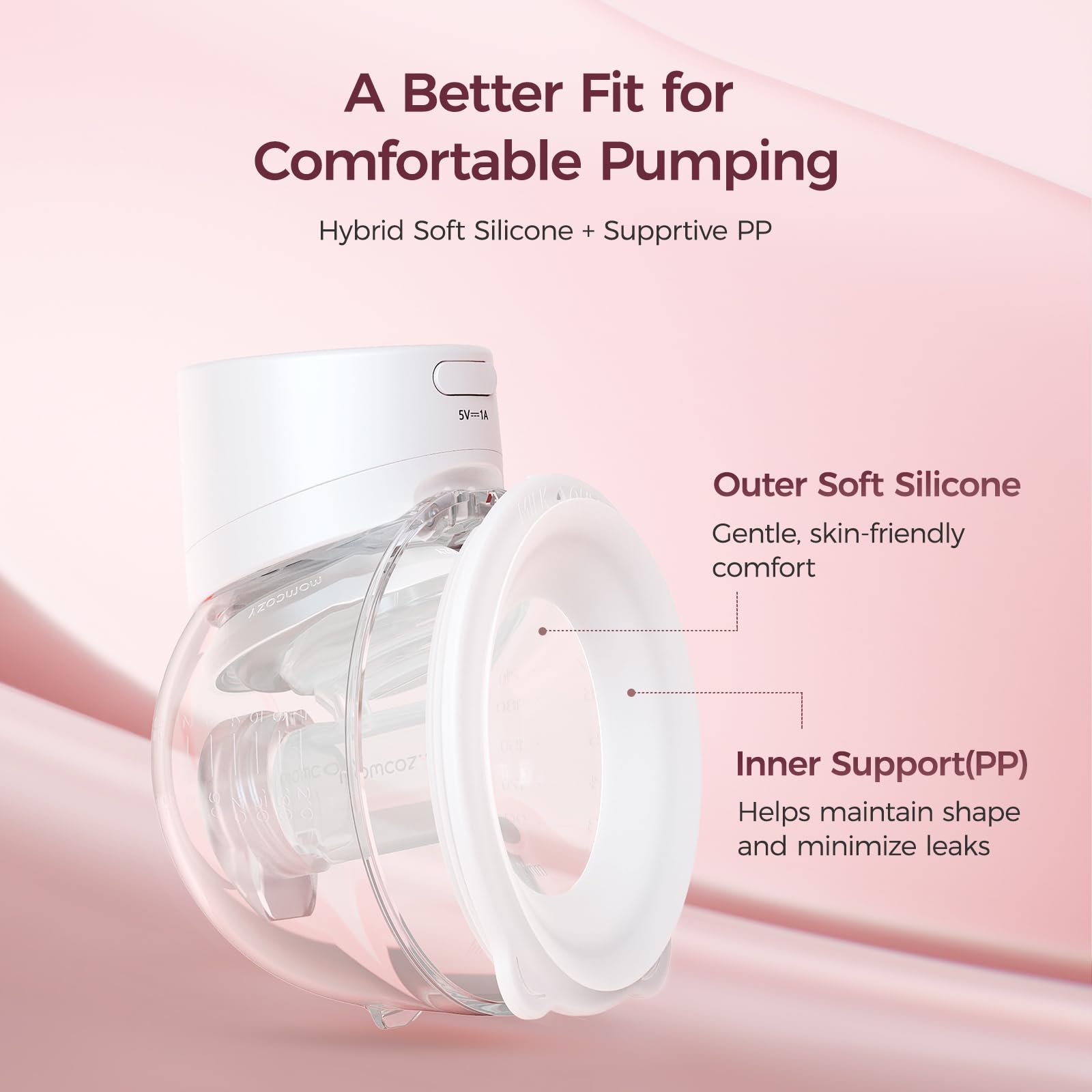 Momcozy S12 Pro 1350mAh battery life enables multiple pumping sessions without recharge