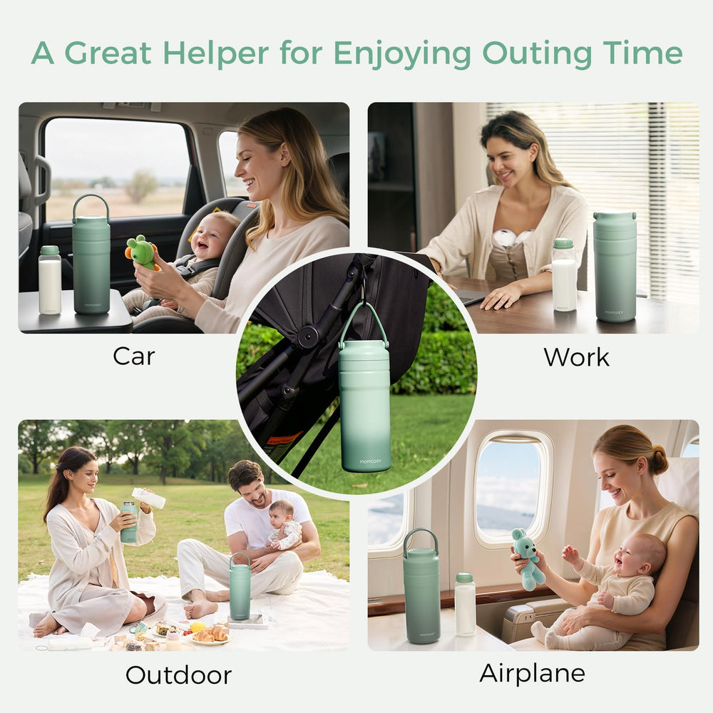 Momcozy travel-friendly breast milk storage for busy moms.