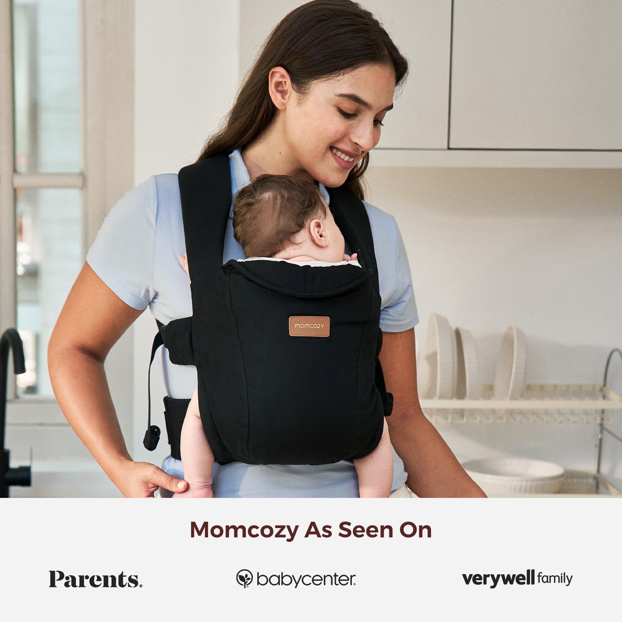 Momcozy WeeSnug adjustable waistband grows with baby for a secure fit