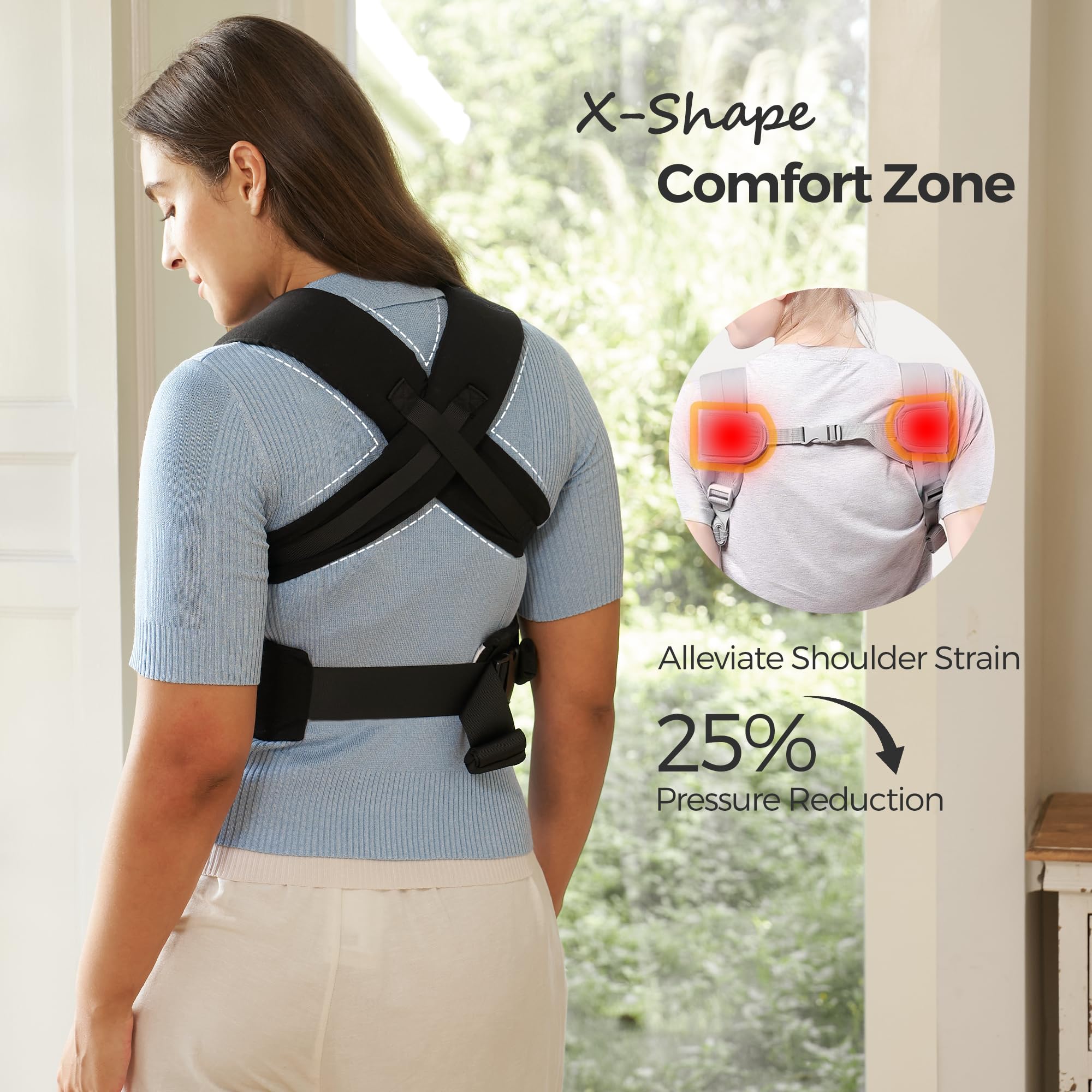 Momcozy WeeSnug easy-on-off design simplifies transitions between tasks