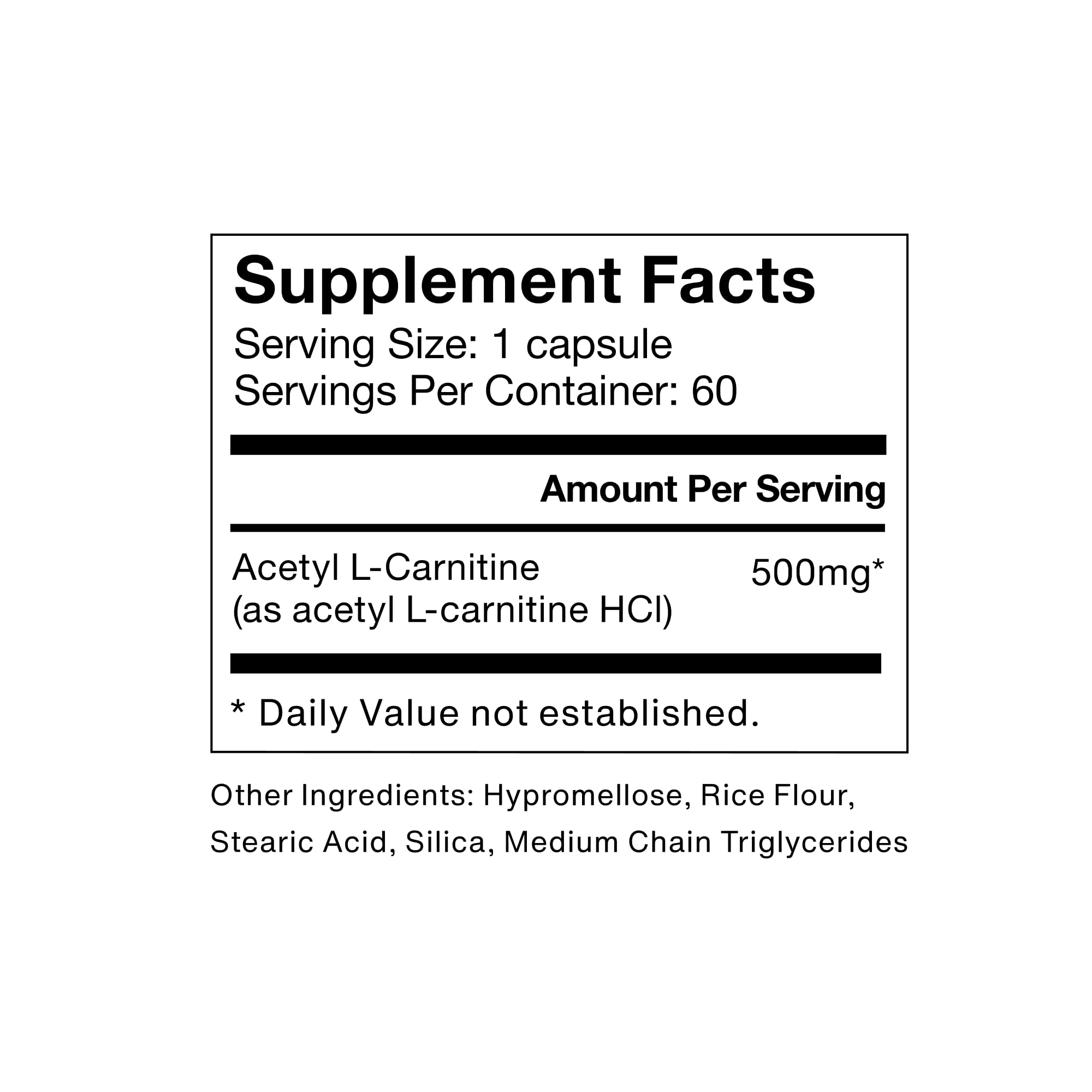 Momentous Acetyl L-Carnitine bottle showing NSF Certified for Sport status.