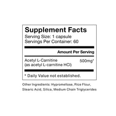 Momentous Acetyl L-Carnitine bottle showing NSF Certified for Sport status.
