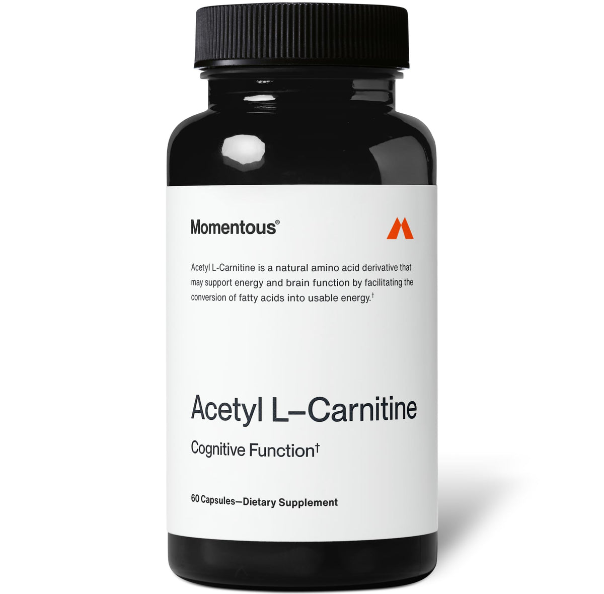 Momentous Acetyl L-Carnitine capsule for cognitive support and energy.