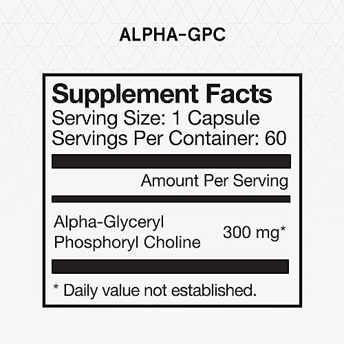 Momentous Alpha GPC supplement being poured from the bottle for daily use.