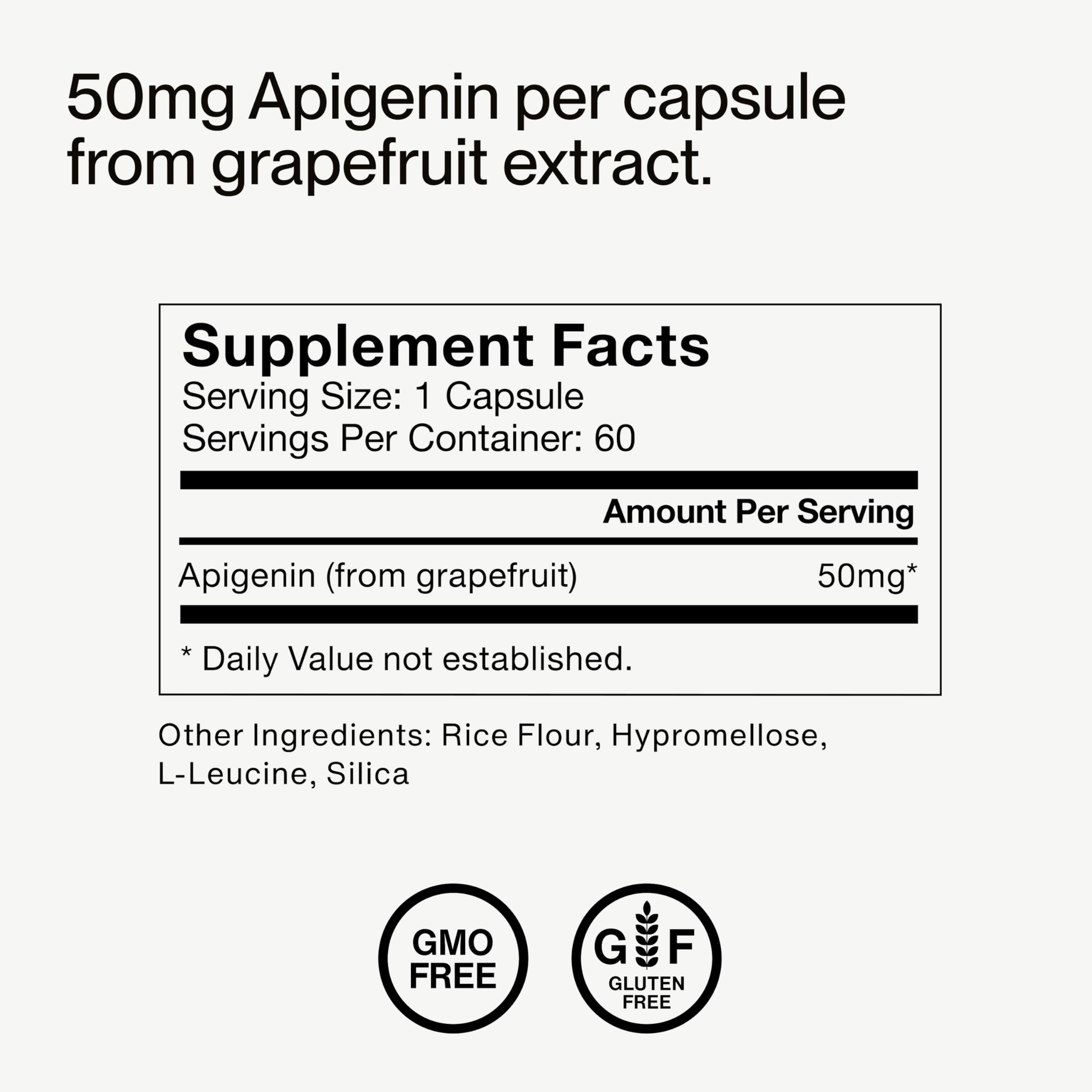Momentous Apigenin packaging detail with premium design accents