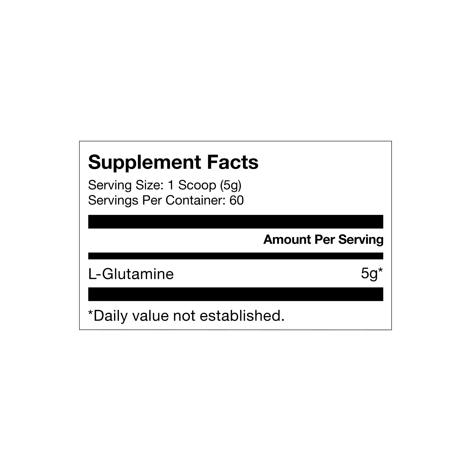 Momentous L-Glutamine Powder dissolving in liquid for easy mixing.