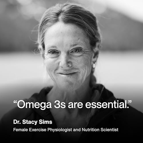 Momentous Omega-3 marketing chart highlights 1,600 mg EPA and DHA per serving